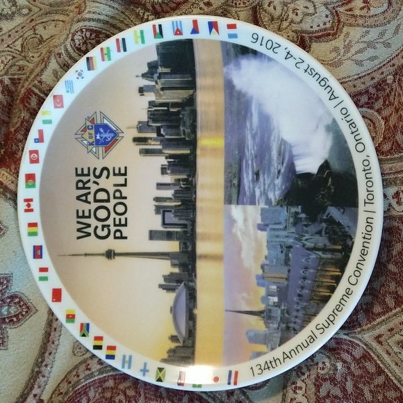 Free With Purchase Knights of Columbus 134th Annual supreme Convention plate - Picture 2 of 13
